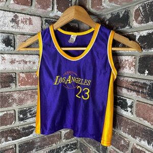 Toddler Kids Los Angeles Lakers Tank Top Jersey LeBron vintage